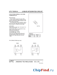Datasheet UTCTS391A manufacturer UTC